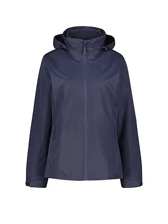 MERU | Damen Wanderjacke Bedfird 2in1 Hoodie | dunkelblau